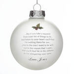 Looking for Jesus Glass Ball Ornament