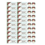 Personalized Christmas Blessings Address Labels & Seals 20