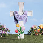 Metal Easter Cross Stake by Fox River™ Creations