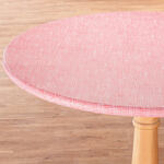 Straw Elastic Round Table Cover