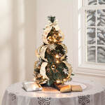 2' Silver & Gold Pull-Up Tree by Holiday Peak™