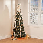 6' Silver & Gold Pull-Up Tree by Holiday Peak™     XL