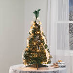 3' Silver & Gold Pull-Up Tree by Holiday Peak™