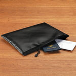Fire- and Water-Resistant Zippered Document Bag