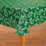 Holly Holiday Vinyl Tablecover