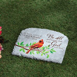 Personalized Cardinal Memorial Garden Stone