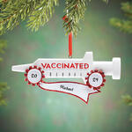 Personalized Vaccinated Ornament