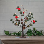 Lighted Cardinal Tabletop Tree by Holiday Peak™