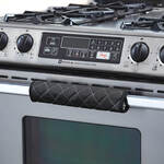 Black Quilted Appliance Handle Covers, Set of 3