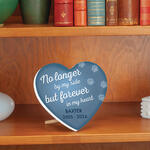 Personalized Pet Memorial Heart Table Sitter