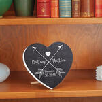 Personalized Arrow Heart Table Sitter