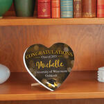 Personalized Graduation Heart Table Sitter