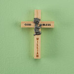 Personalized Praying Children Wooden Crosses