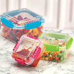 Locking Lunch Containers by Chef's Pride, Set of 3