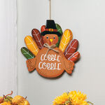 Metal Gobble Gobble Turkey Décor by Holiday Peak™