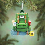 Personalized Backpacker Ornament