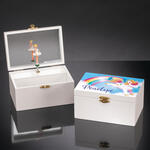 Personalized Unicorn and Rainbow Musical Jewelry Box