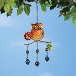 Glass and Metal Owl Garden Art by Fox River™ Creations