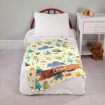 Personalized Camping-Themed Children's Blanket