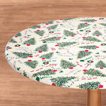 Oh Christmas Tree! Elasticized Vinyl Table Cover by Chef's Pride™