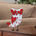 Metal Heart Owl Tabletop Décor by Holiday Peak™