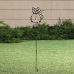 Metal Kitty with Bell Decorative Yard Stake by Fox River™ Creations