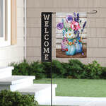 Metal Welcome Garden Flag Holder by Fox River™ Creations