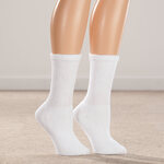 Cool & Dry Crew Cut Diabetic Socks by Silver Steps™, 3 Pairs