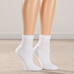 Cool & Dry Quarter-Cut Diabetic Socks by Silver Steps™, 3 Pairs