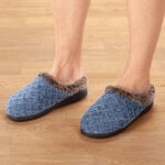 Silver Steps™ Clog Slippers with Faux Fur Lining