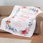 Personalized Mother Throw, 50