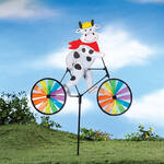 Cow On Bike Spinner Stake