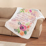 Personalized God Is By Your Side Fleece Throw Blanket