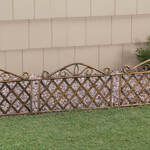 Decorative Garden Fence, Set of 4