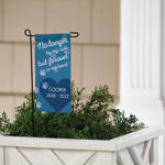 Personalized No Longer By My Side Pet Memorial Mini Garden Flag