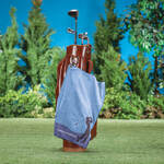 Personalized Male Silhouette Golf Towel
