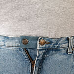 Easy Fit Jeans with Metal Buttons