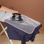 Net Ironing Cloth with Pink Trim