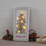 Lighted Peace & Joy Canvas by Holiday Peak™