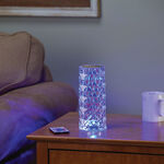Crystal Rose LED Table Lamp With Remote