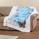 Personalized Butterfly Blessings Throw