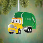 Personalized Garbage Truck Ornament