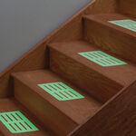 Glow-In-The-Dark Stair Treads, Set of 4 By LivingSURE™
