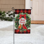 Merry Christmas Cardinals Wreath Garden Flag By Fox River™ Creations
