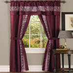 5-Pc. Fairfield Embroidered Curtain Set