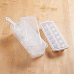 Ice Cube Tray with Box & Scoop