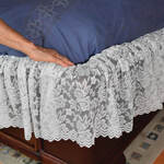 Lace Trimmed Bed Skirt