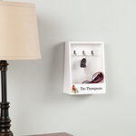Personalized Cardinal Wall Key Holder with Storage