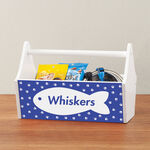 Personalized Cat Treats and Toy Caddy