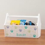 Personalized Paws Treats and Toy Caddy